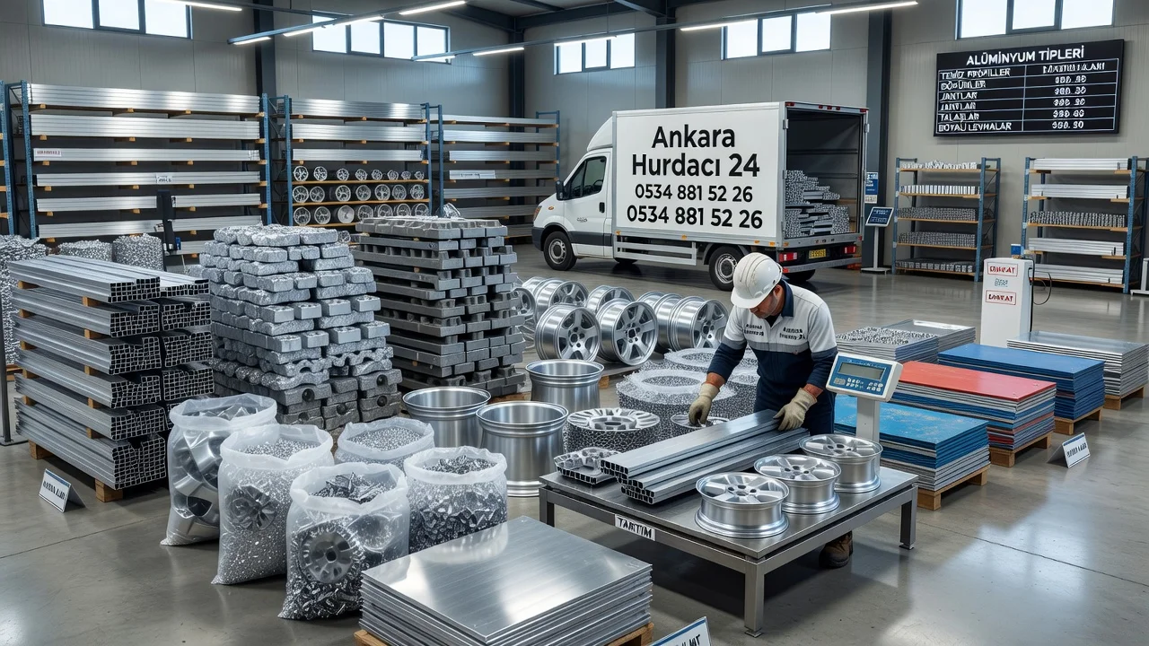 Ankara'da Alüminyum Hurdayı Türüne Göre Ayırmak Ne Kazandırır?