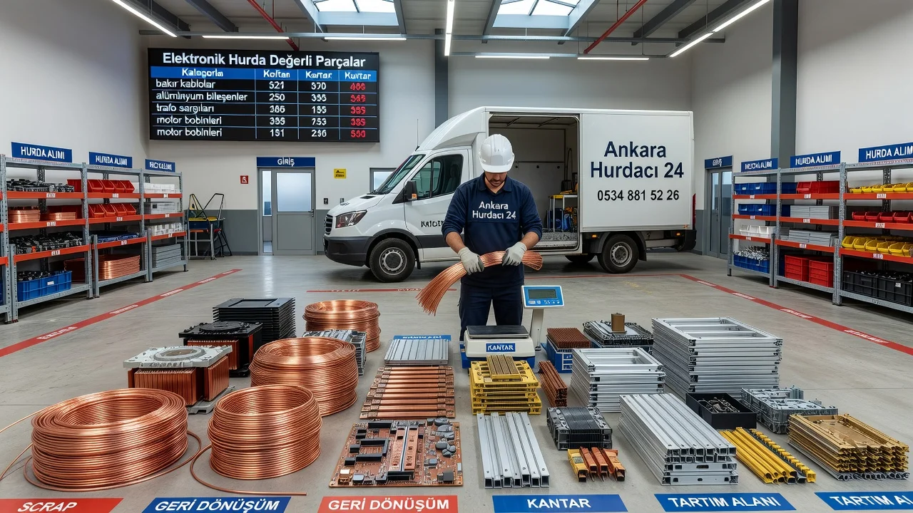 Ankara'da Elektronik Hurdada Hangi Parçalar Daha Değerli?