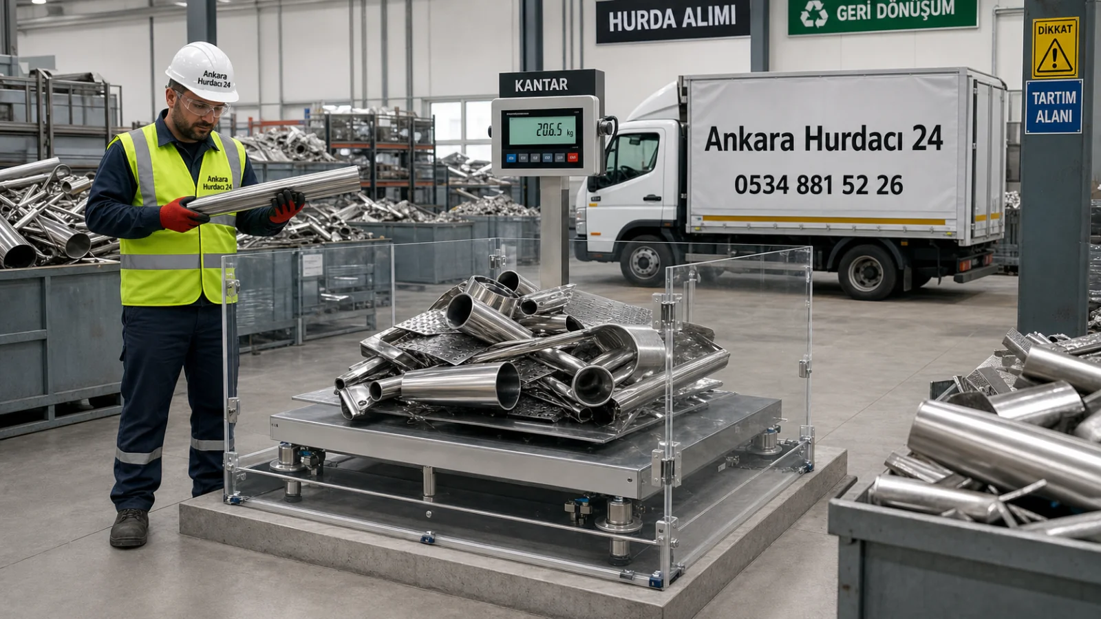 Ankara Paslanmaz (Krom) Hurda Alımı